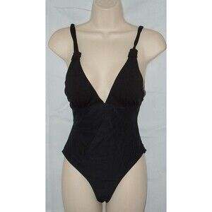 NEW Black Sz Small Removable Pads 1 Pc Swim Suit PAUVER